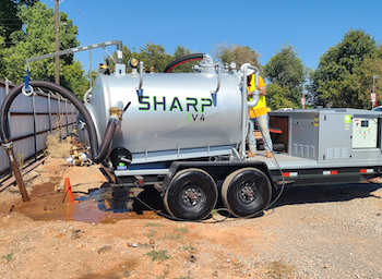 Sharp Equipment EV2 hydro excavator 