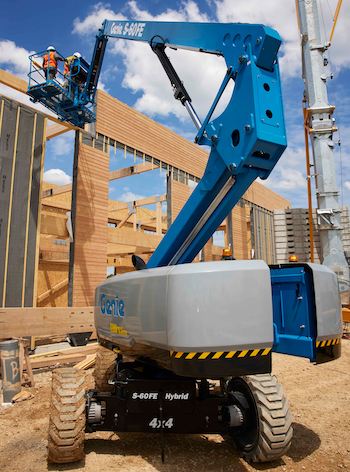 Genie S-60 FE hybrid boom lift