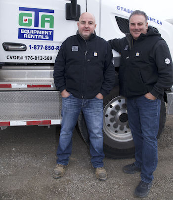 Wess and Achille Ettorre of GTA Equipment Rentals