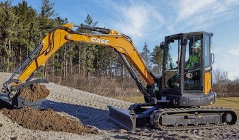 Case CX50D mini excavator