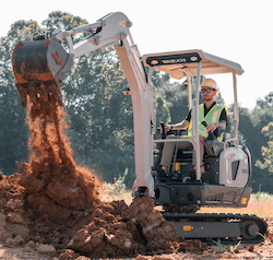 Takeuchi Li-ion-powered mini excavator