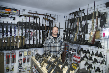 Batcheller in gun safe