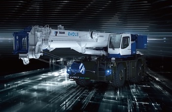 Tadano EVOLT eGR-1000XLL rough-terrain crane
