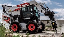 Bobcat hydraulic breaker attachment