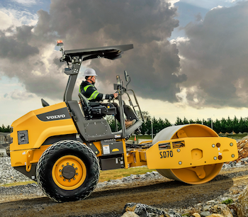 Volvo SD70 soil compactor