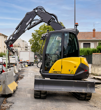 Mecalac MCR6 mini excavator