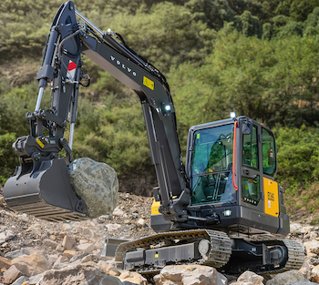 Volvo E63 mini excavator