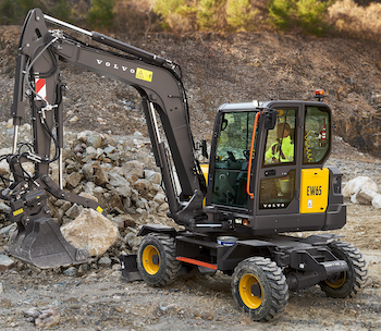 Volvo E65 wheel excavator