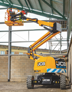 JCB electric rough-terrain boolm lifts