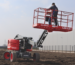 Skyjack rough-terrain boom lift 