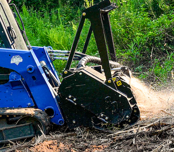 Blue Diamond severe-duty drum mulchers