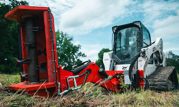 Eterra swing boom flail mower