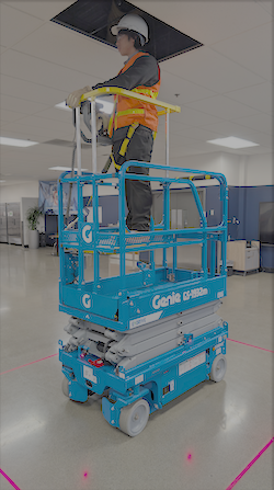 Genie Lift Zone lighting