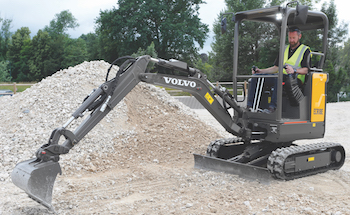 Volvo ECR excavators
