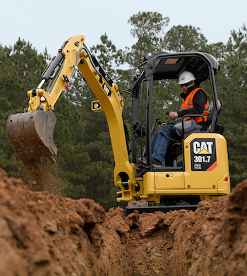 Cat 301.7 mini excavator