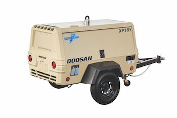 Doosan XP185 portable air compressor