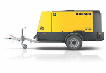 Kaeser M125 portable air compressor