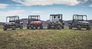 Kubota UTV line up