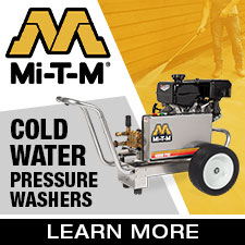 Mi-T-M cold water pressure washers